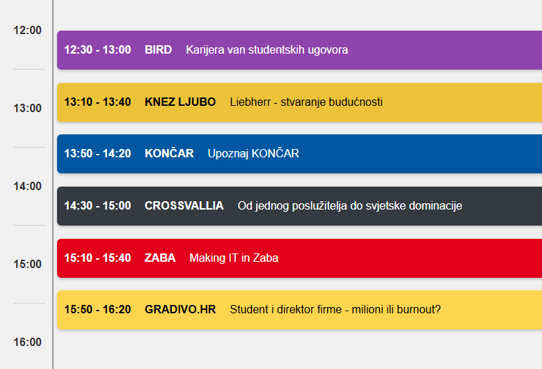 schedule